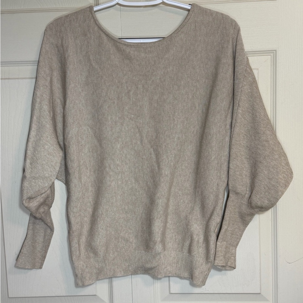 Chicme Women's small Tan Crew Neck Sweater and matching joggers